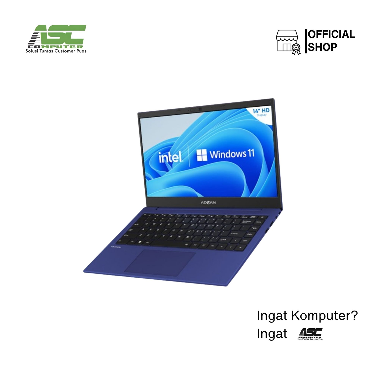 Advan Soulmate X  AMD Athlon  3020E/8 GB /128 GB/14″/W11 ( MIDNIGHT BLUE )
