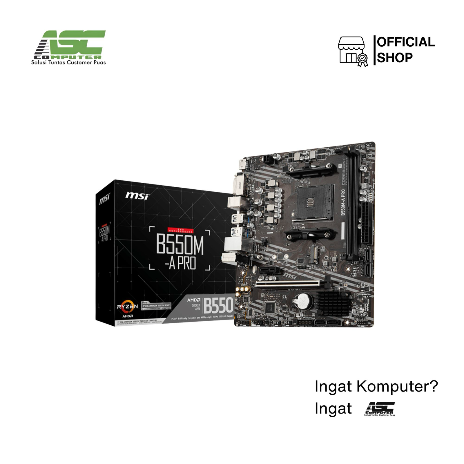 Mainboard MSI B550M-A PRO For AMD