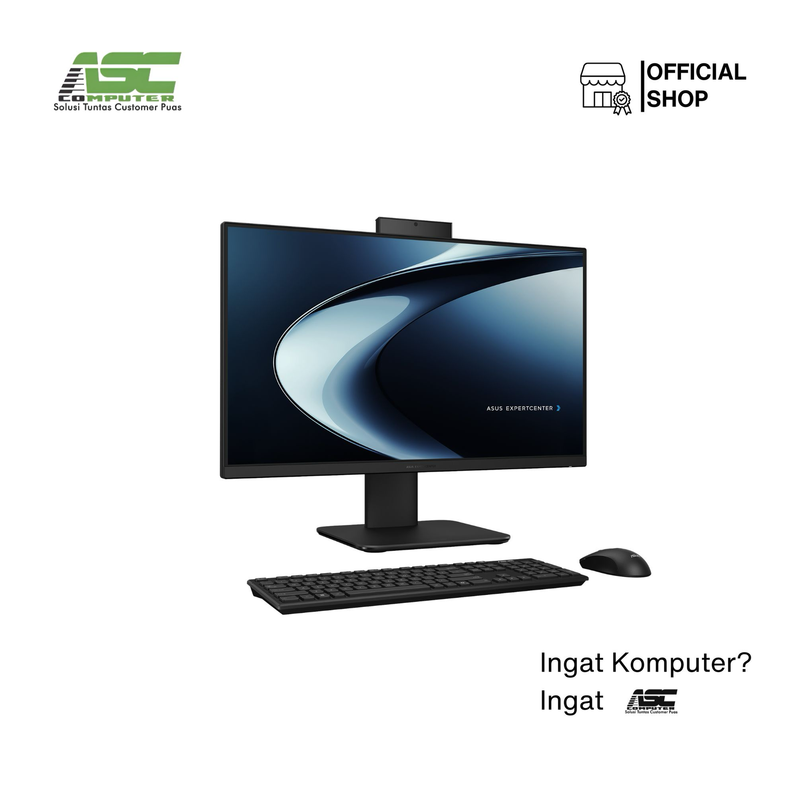 AIO ASUS P440VAK-B3821W Black-I3 1315U-DDR5 8G-256GPCIe SSD G4-Wireless KB&MS-Mcfee)-23,8″ FHD-W11 Home