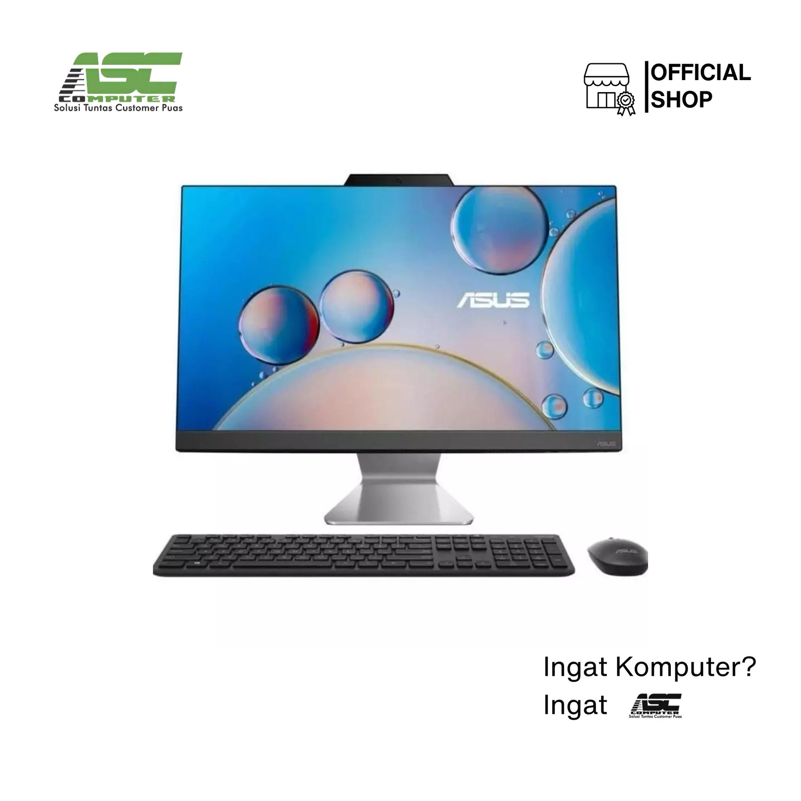 AIO ASUS A3202WBAK-BPB1820W BLACK-CEL-7305-8G-256G-21.5FHD-W11H