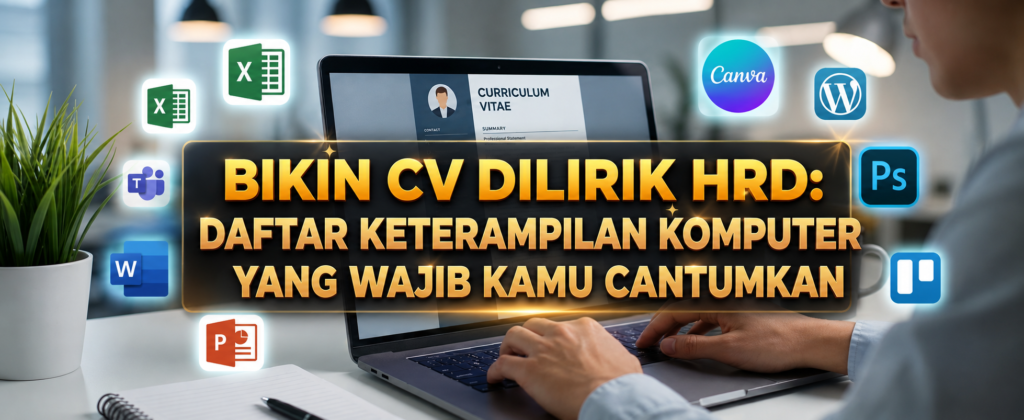 Bikin CV Dilirik HRD: Daftar Keterampilan Komputer yang Wajib Kamu Cantumkan
