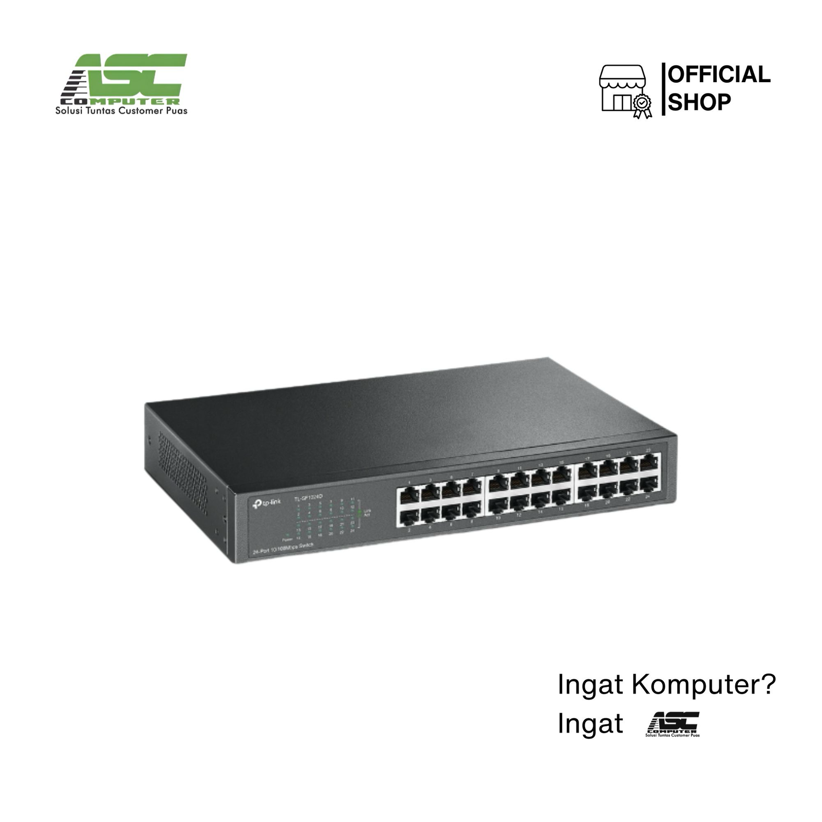 SWITCH HUB TP-LINK 24 PORT TL-SF1024D