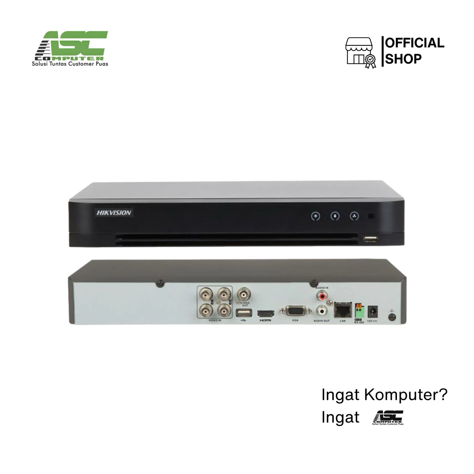 DVR HIKVISION iDS 7204HQHI-M1/XT  4 CHANNEL