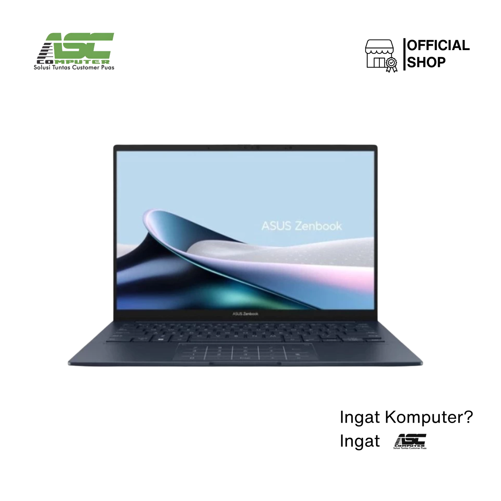 Asus Zenbook 14 UX3405CA Intel Core Ultra 5 225H 16GB SSD 1TB 14″ OLED W11+ OHS+M365