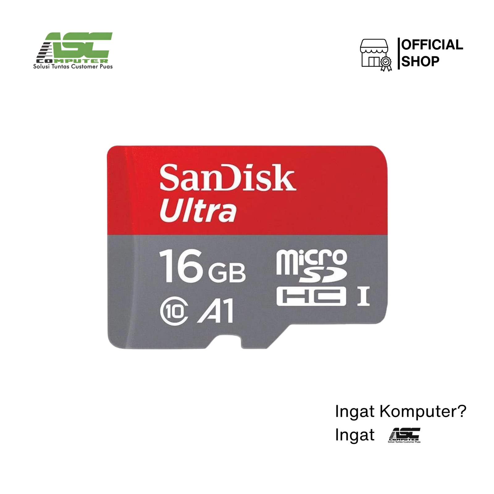 MicroSD Sandisk C10 16GB 98Mb/s