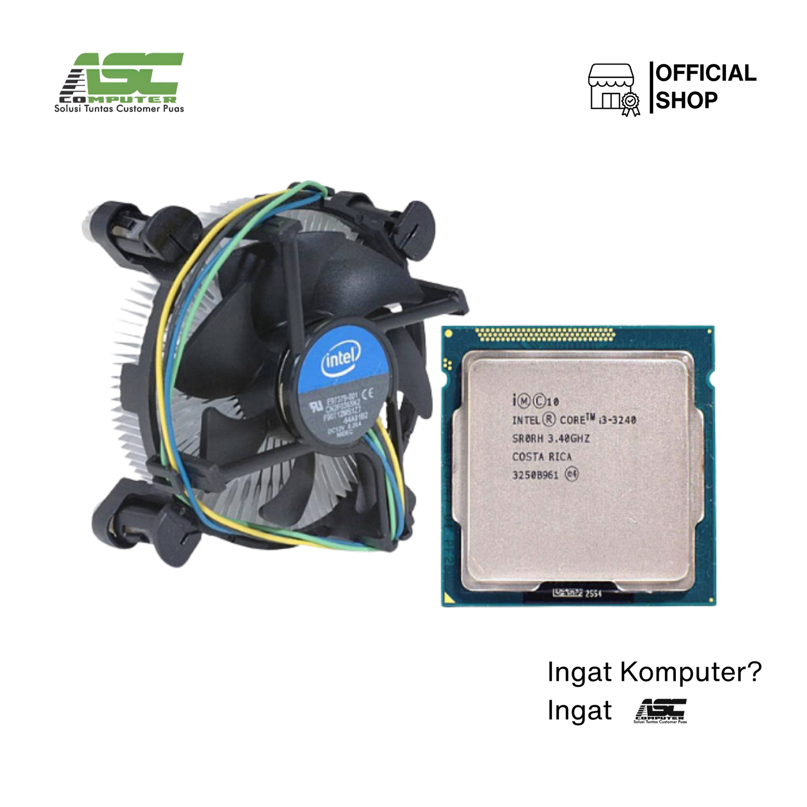 Intel Core i3-3240 Tray + Fan