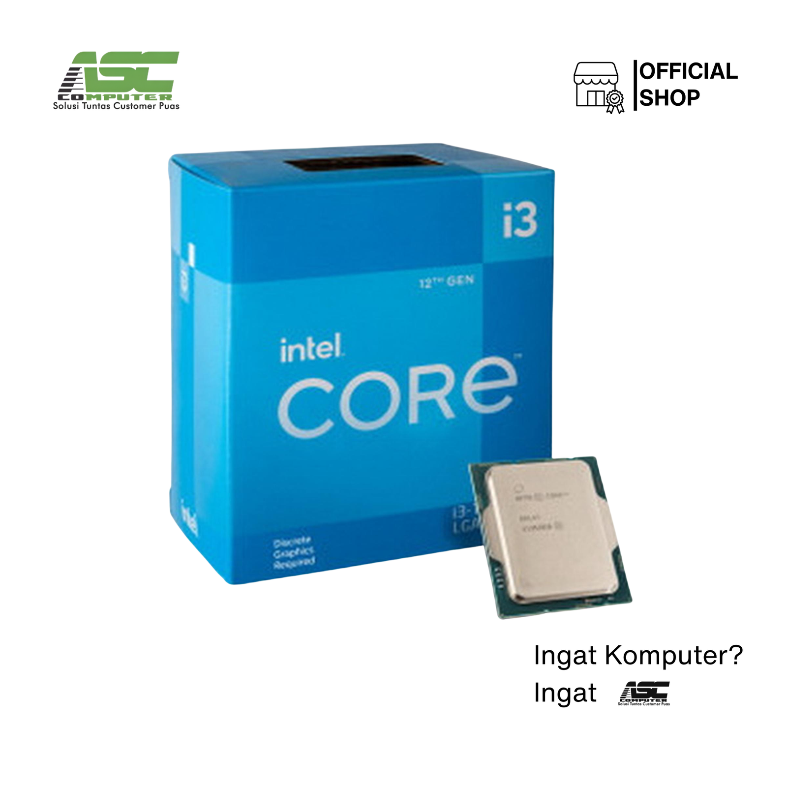 LGA1700 – Core i3 12100F Box