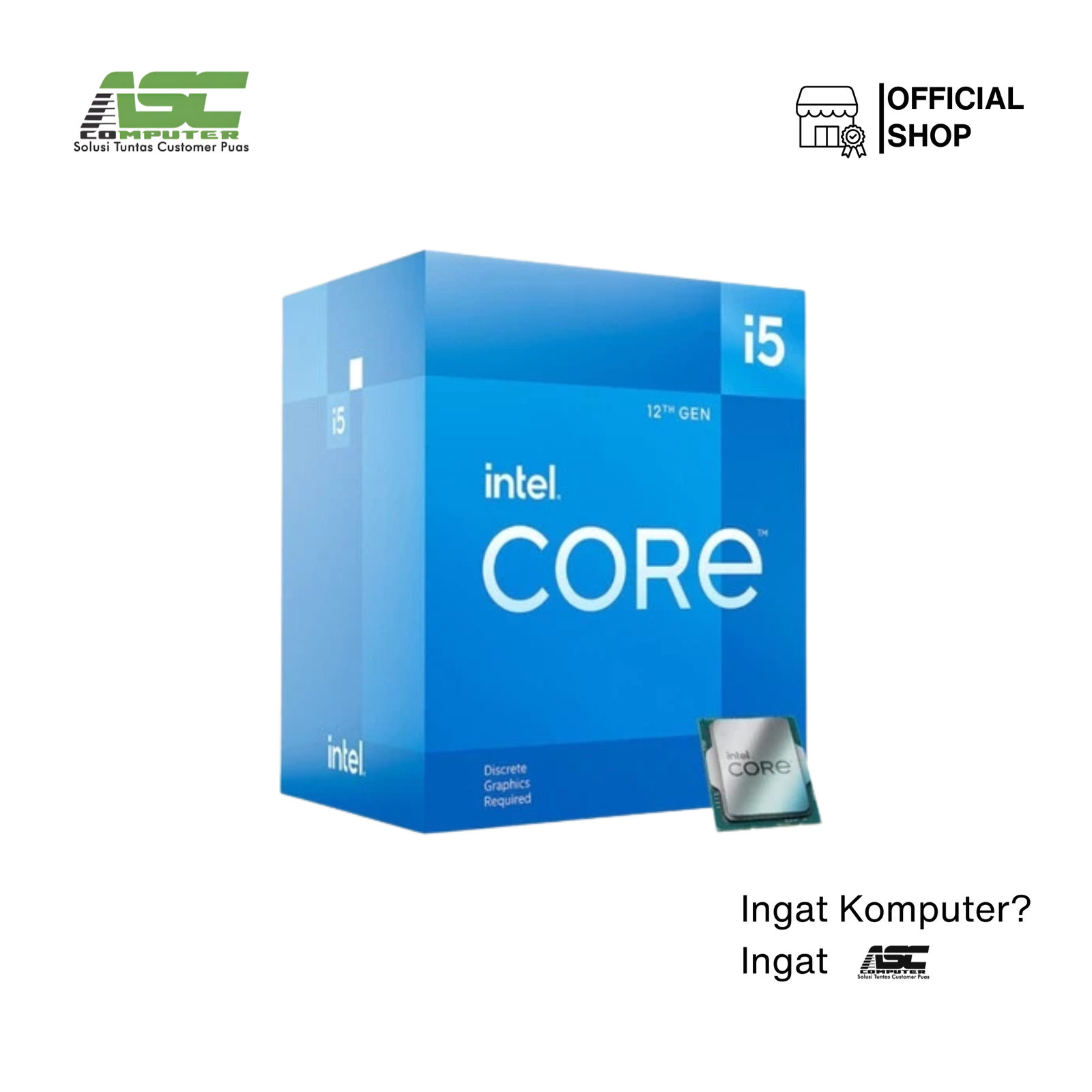Proc LGA1700 – Core i5 12400  Box