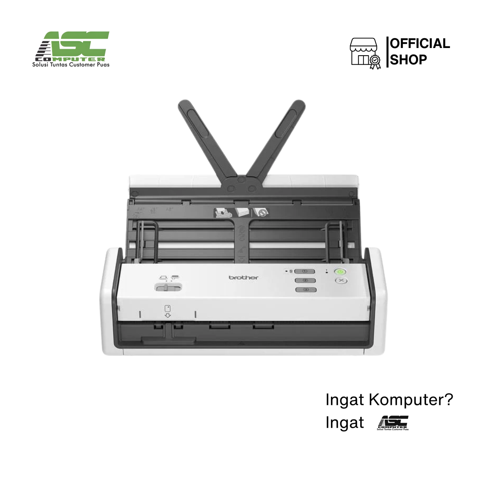 Scanner Brother ADS 1300 Sheet Feed 30ppm Portable USB-C