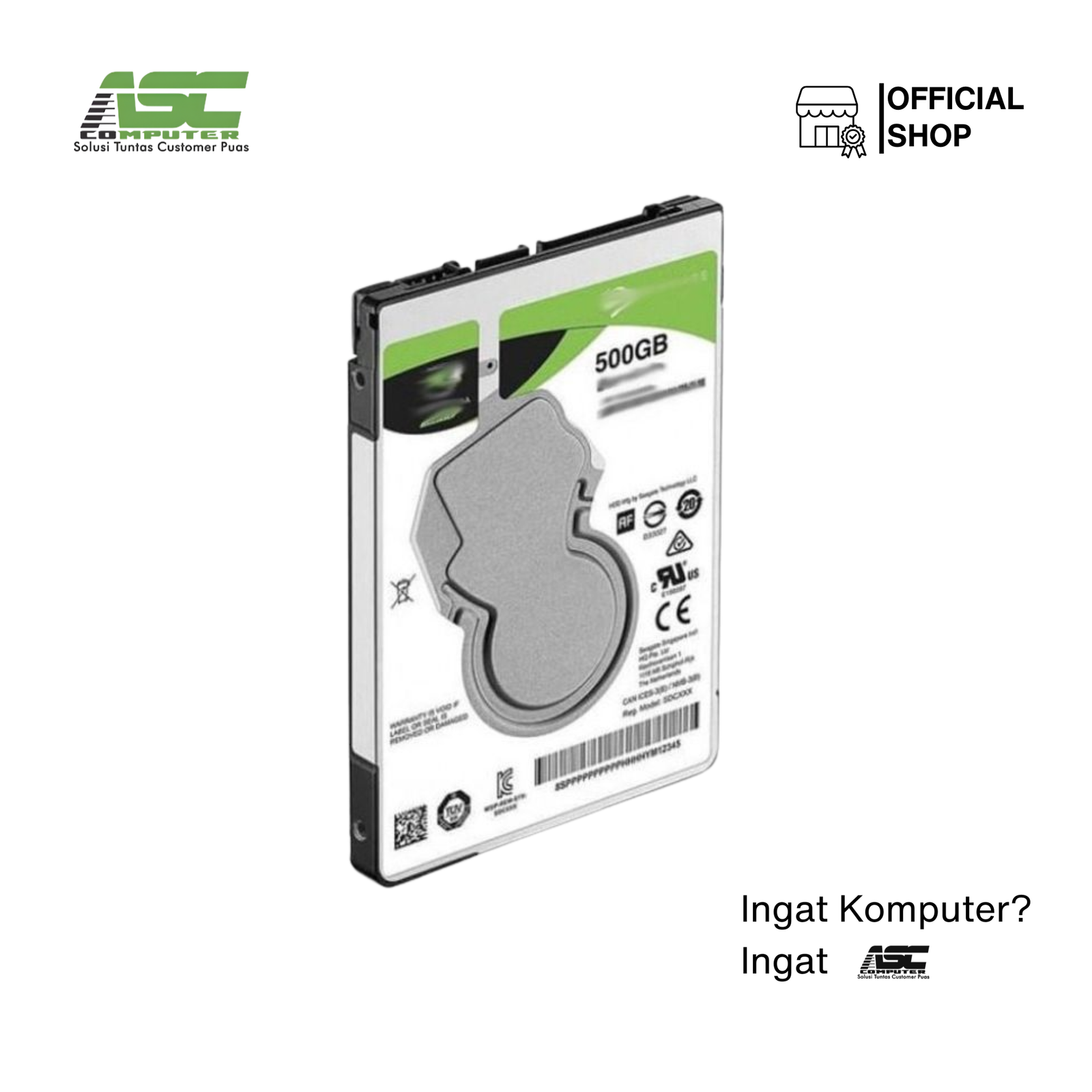Seagate  500GB For Notebook Garansi Resmi MFI