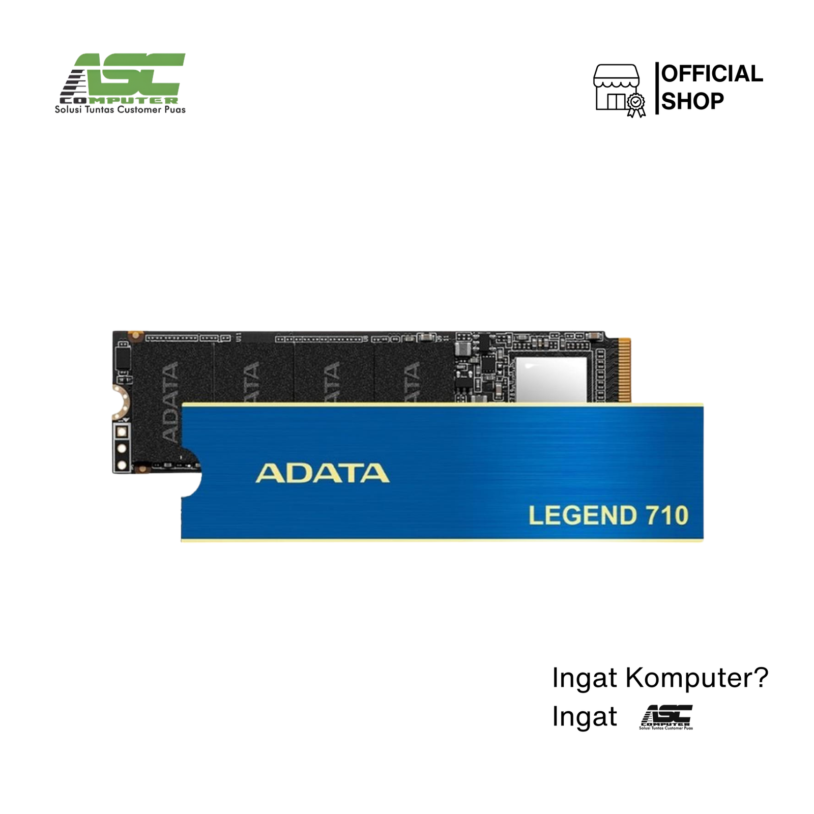 SSD ADATA LEGEND 710 1TB NVM e Gen 4 2400/1800Mbps