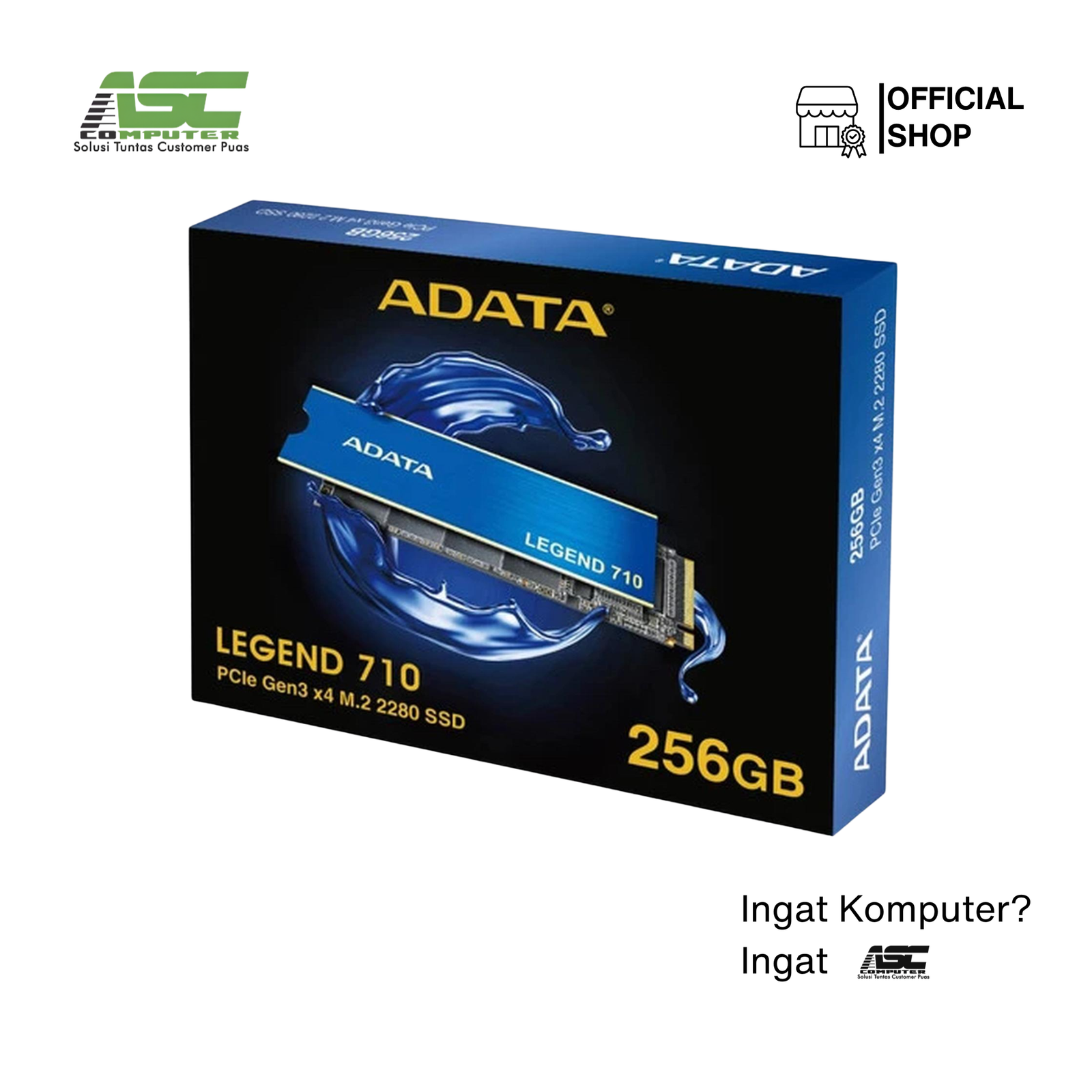 SSD ADATA LEGEND 710 256GB NVM e 2100mbps