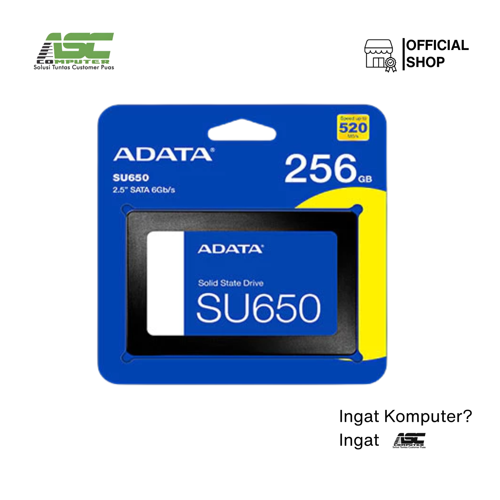 SSD Adata Sata SU650 256GB
