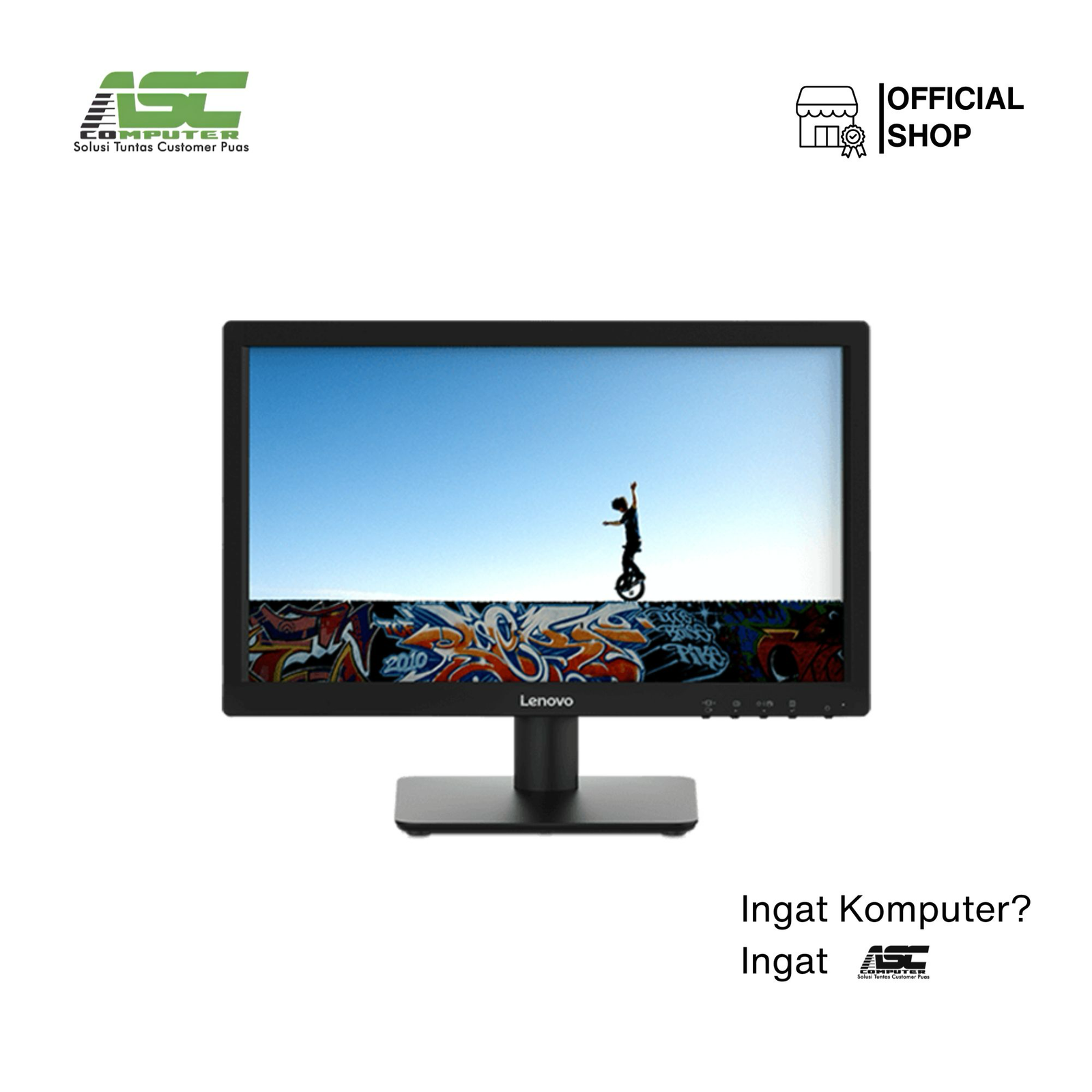 Monitor LED Lenovo D19-10 18 inch