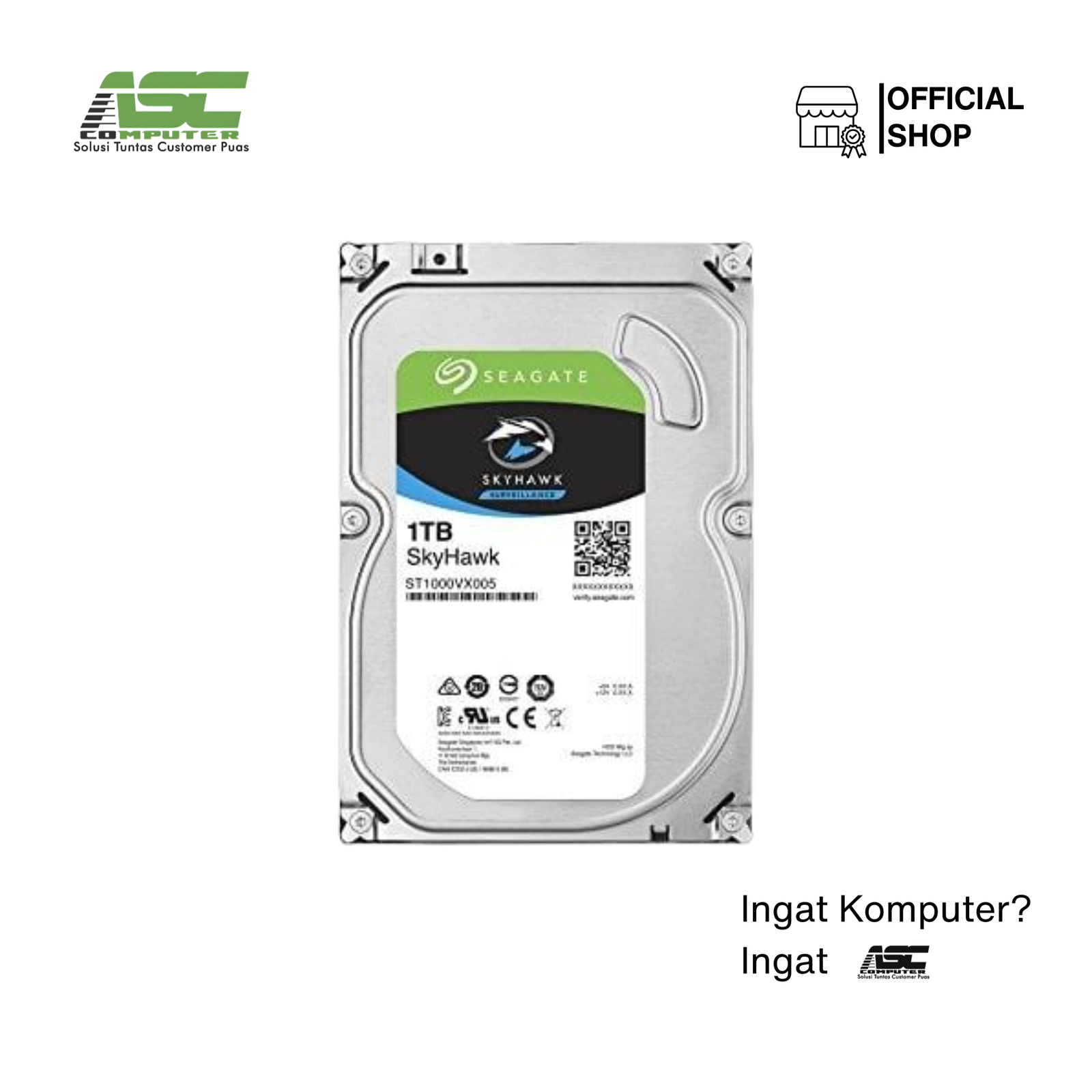 Seagate  1TB For Notebook Garansi Tidak Resmi