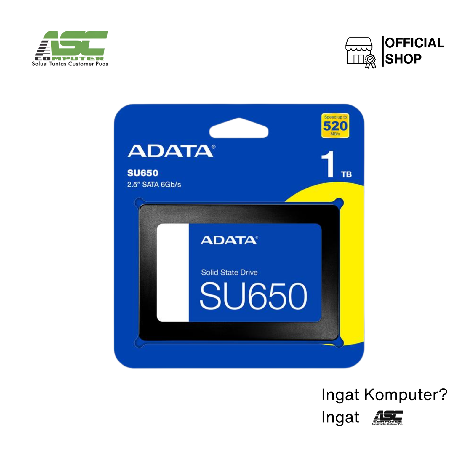 SSD Sata ADATA SU650 1TB
