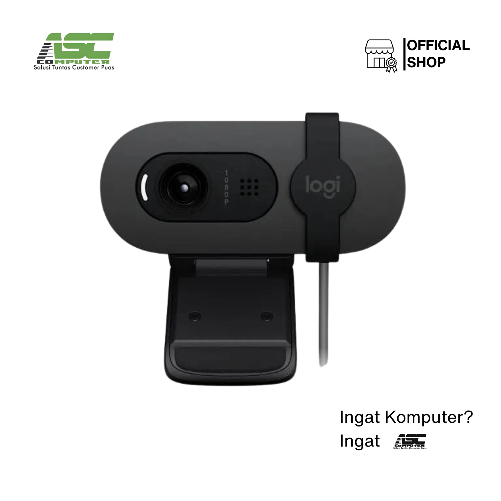 Webcam Brio 100 webcam 1080p/mikrofon/diagonal view 58