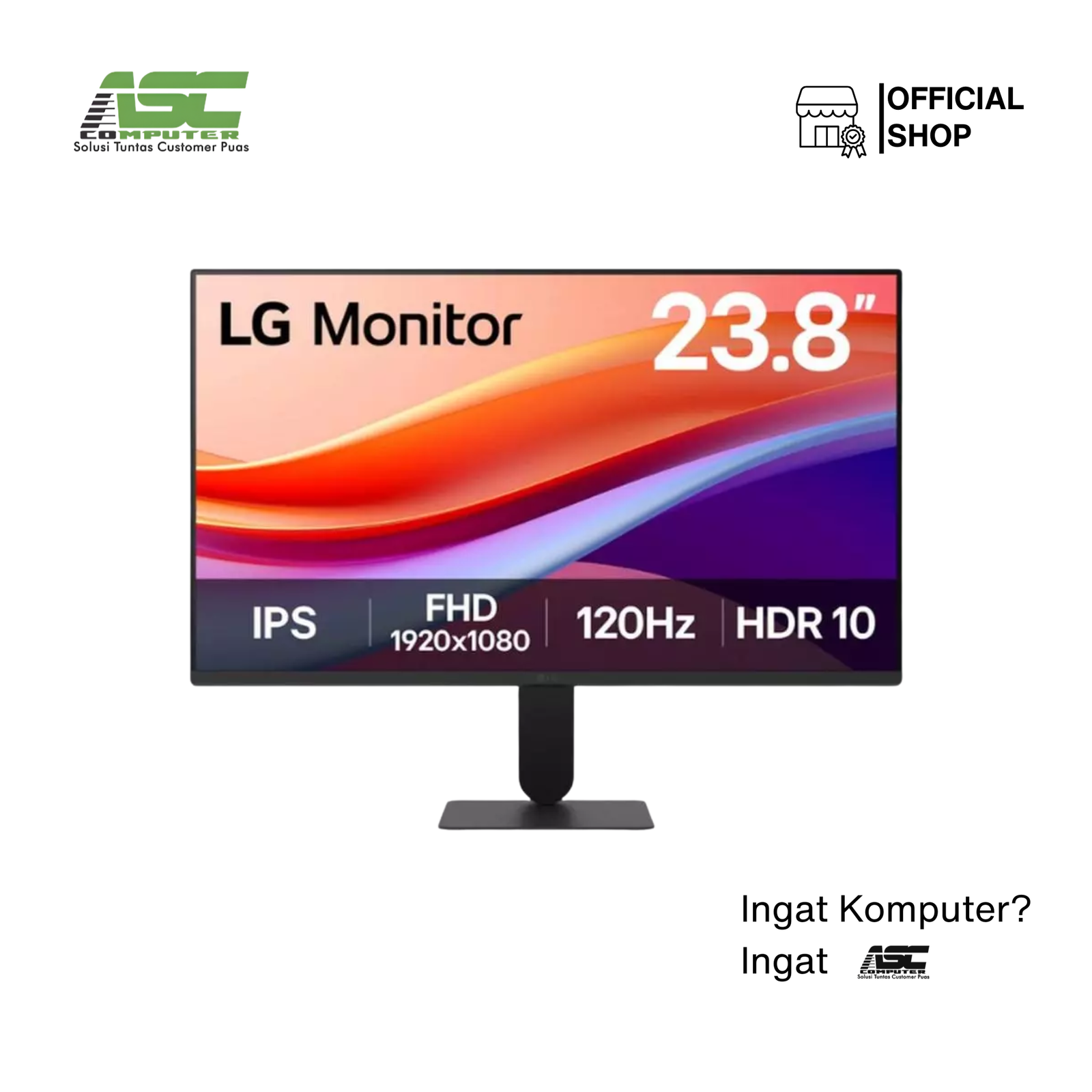 Monitor LED LG 24U411A