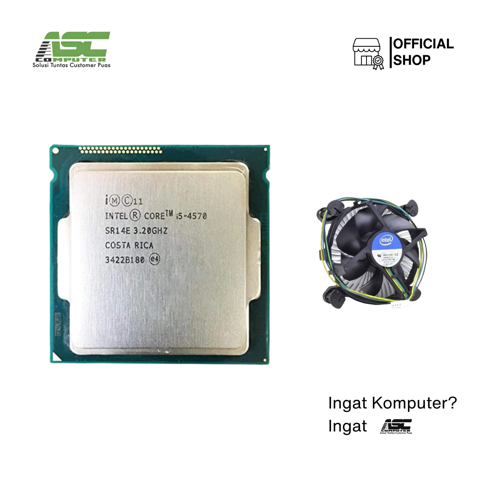 PROC INTEL CORE i5-4570 TRAY + FAN