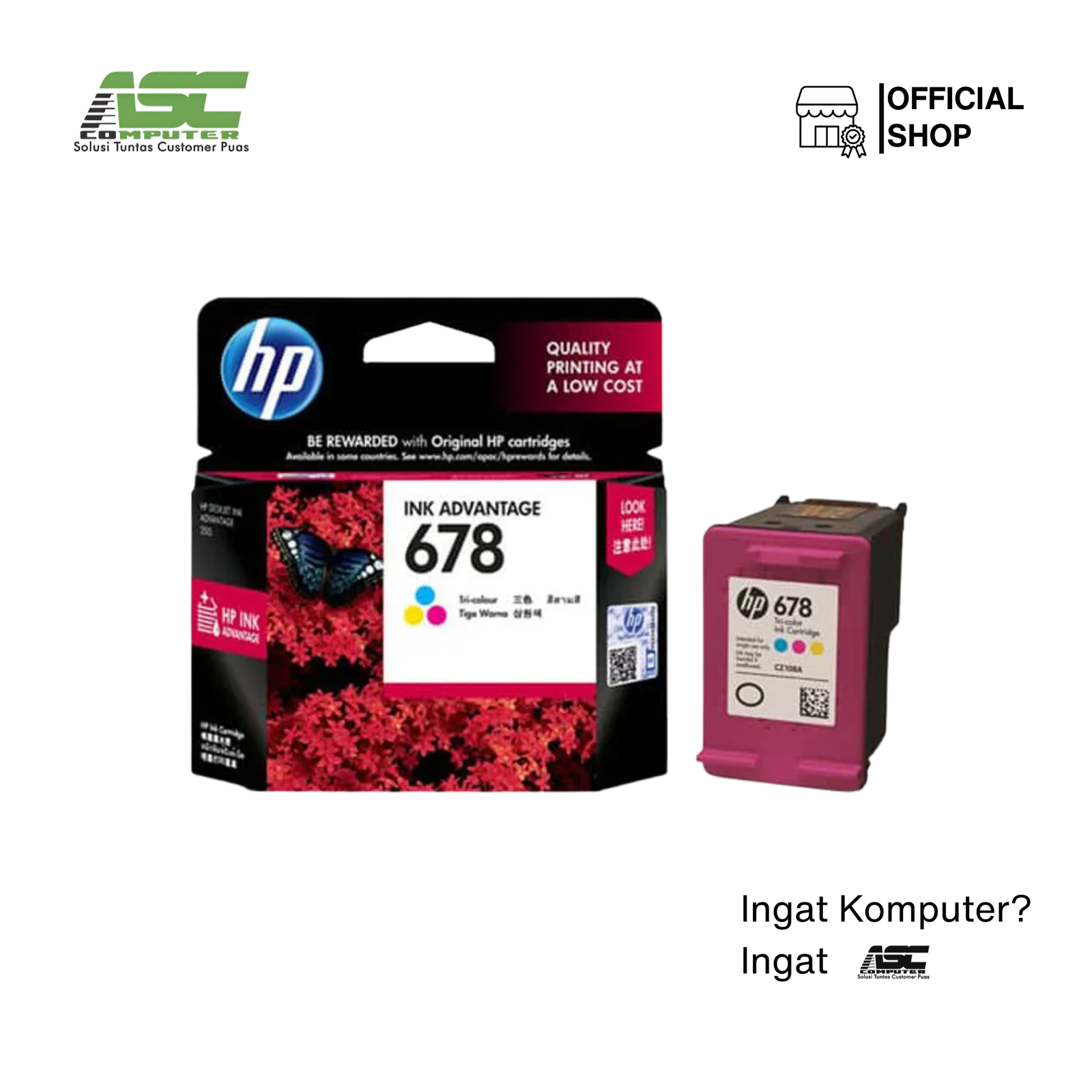 CATRIDGE HP 678 Tri COLOUR
