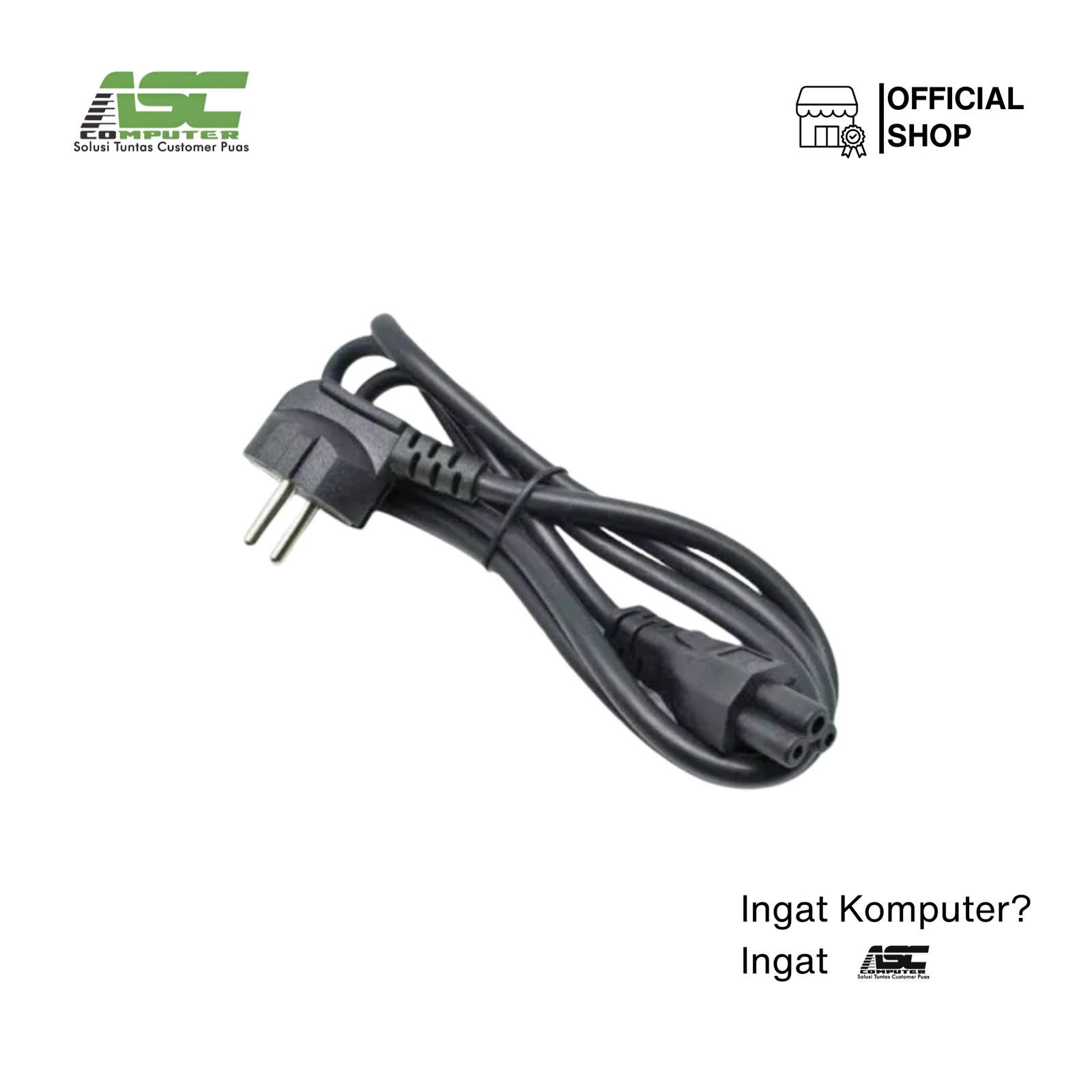 KABEL POWER ADAPTOR NOTEBOOK 3 HOLE