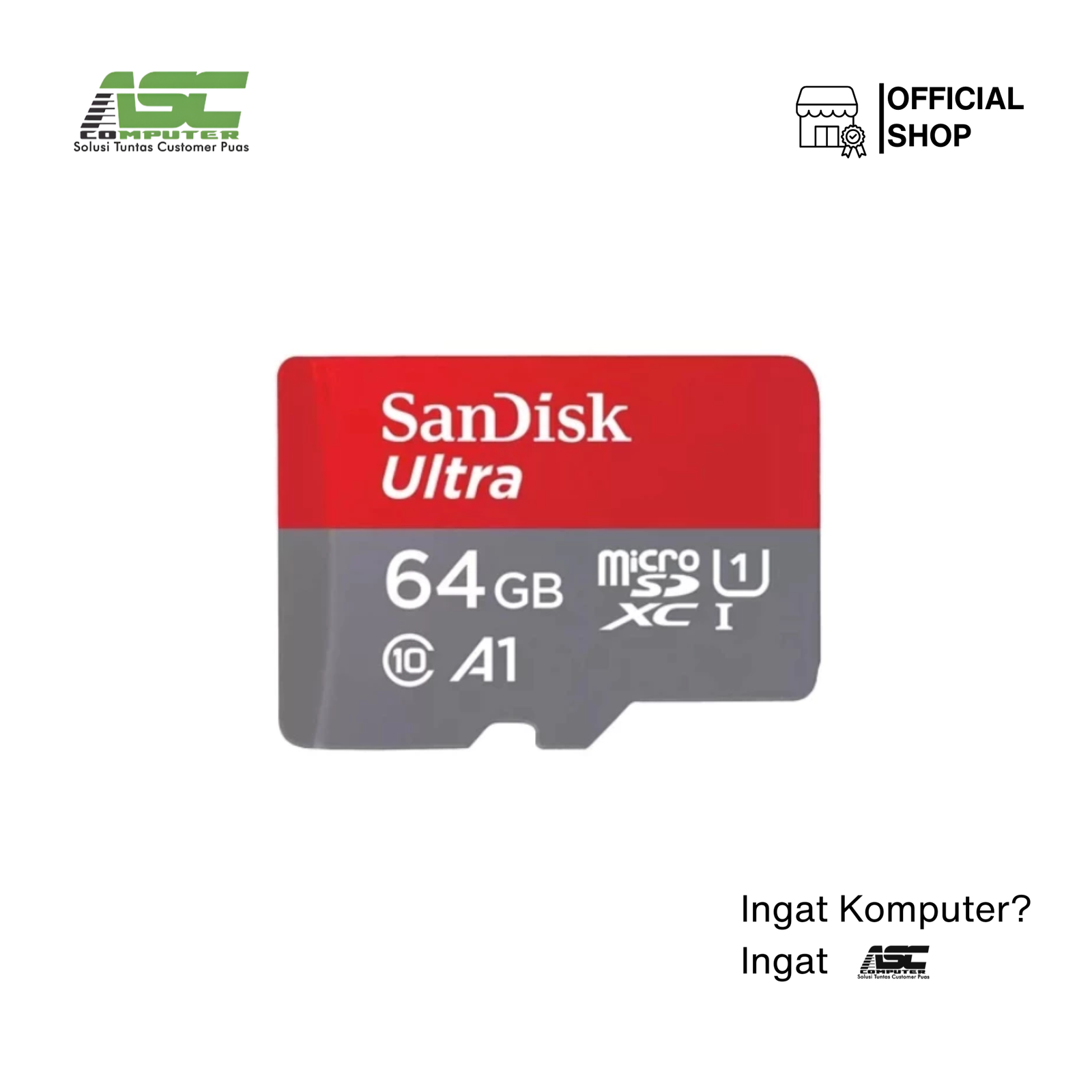 MicroSD Sandisk 64Gb 100Mb/s