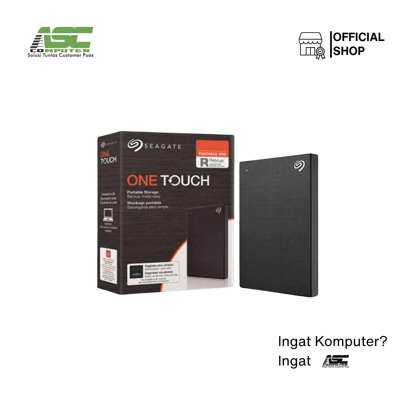Hardisk External Seagate One Touch 1TB