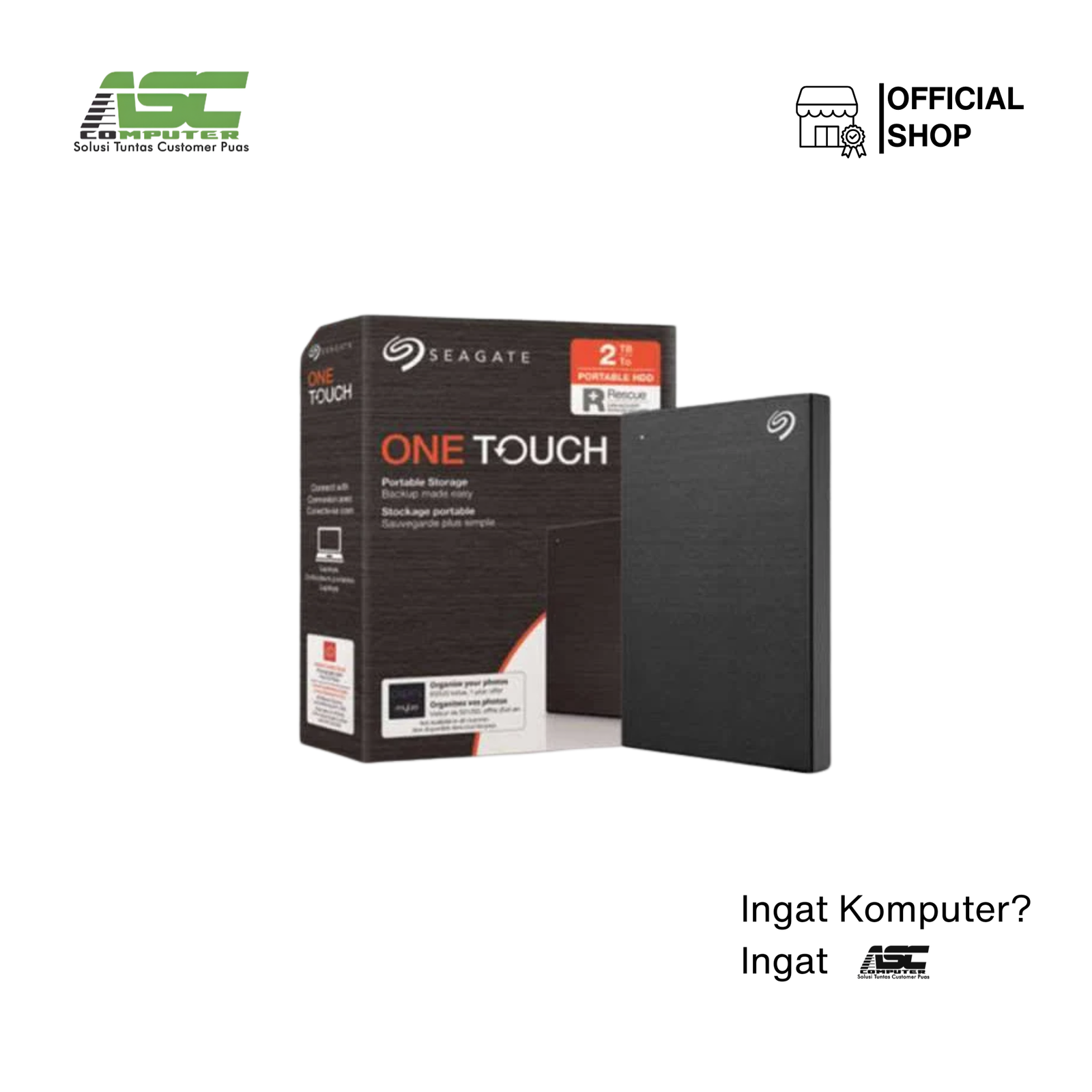 Hardisk External Seagate One Touch 2TB