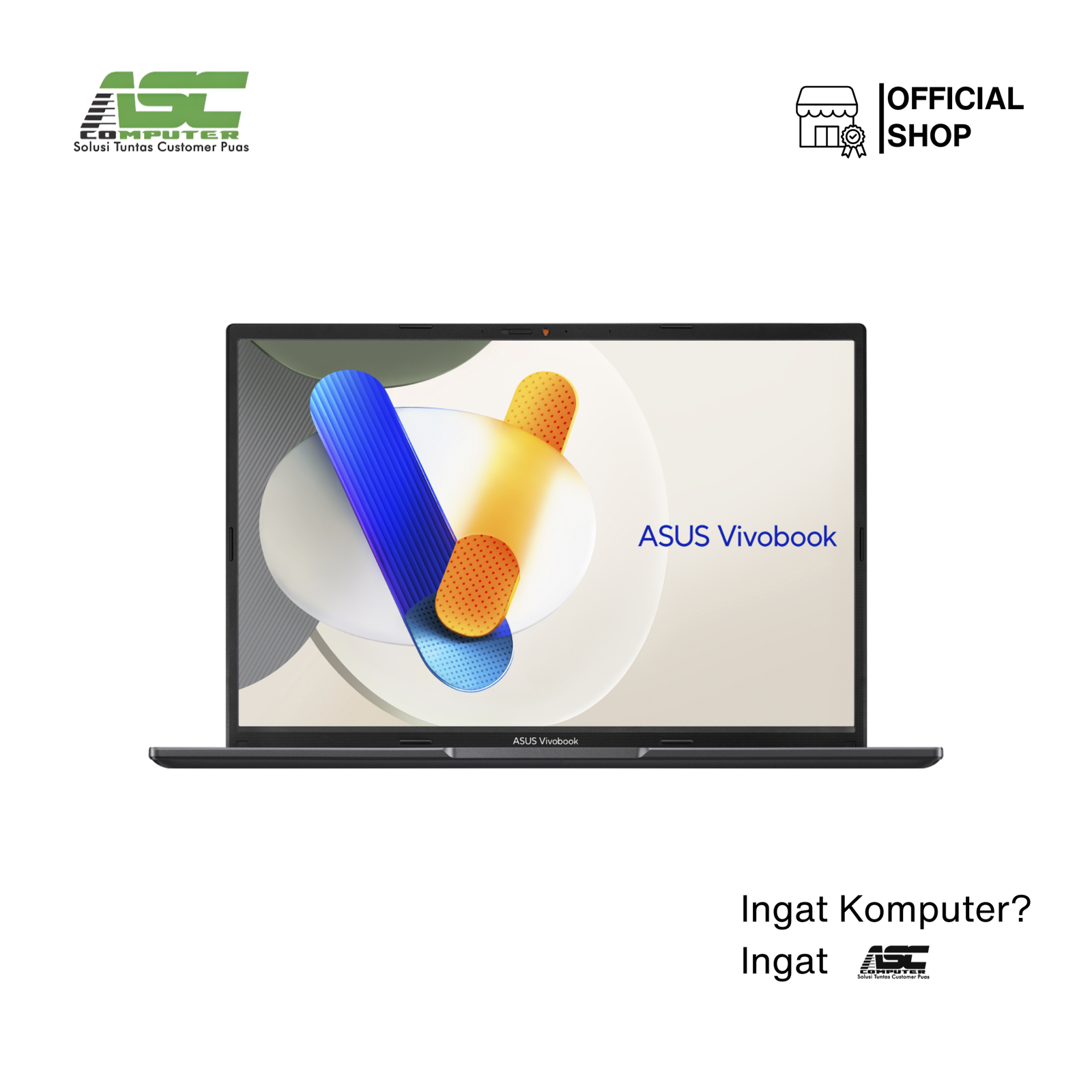 ASUS VIVOBOOK 14 A1405VA CORE I5 13420H/16GB/512GB/14 WUXGA /W11+OHS2024+M365 – BLACK (A1405VA-VIPS5151M)