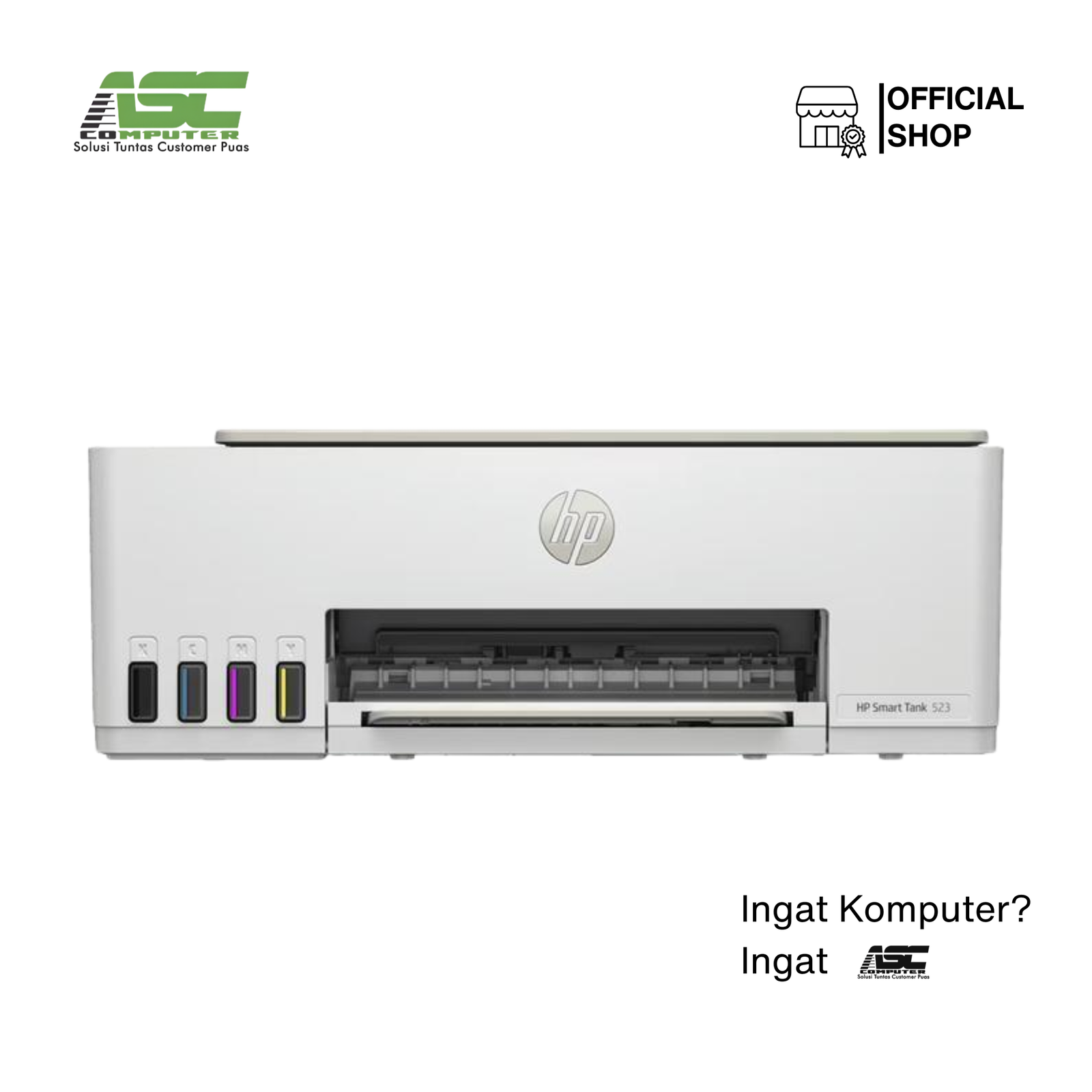 Printer HP SmartTank 523 TKDN scan,copi 12 ppm, 1200 dpi