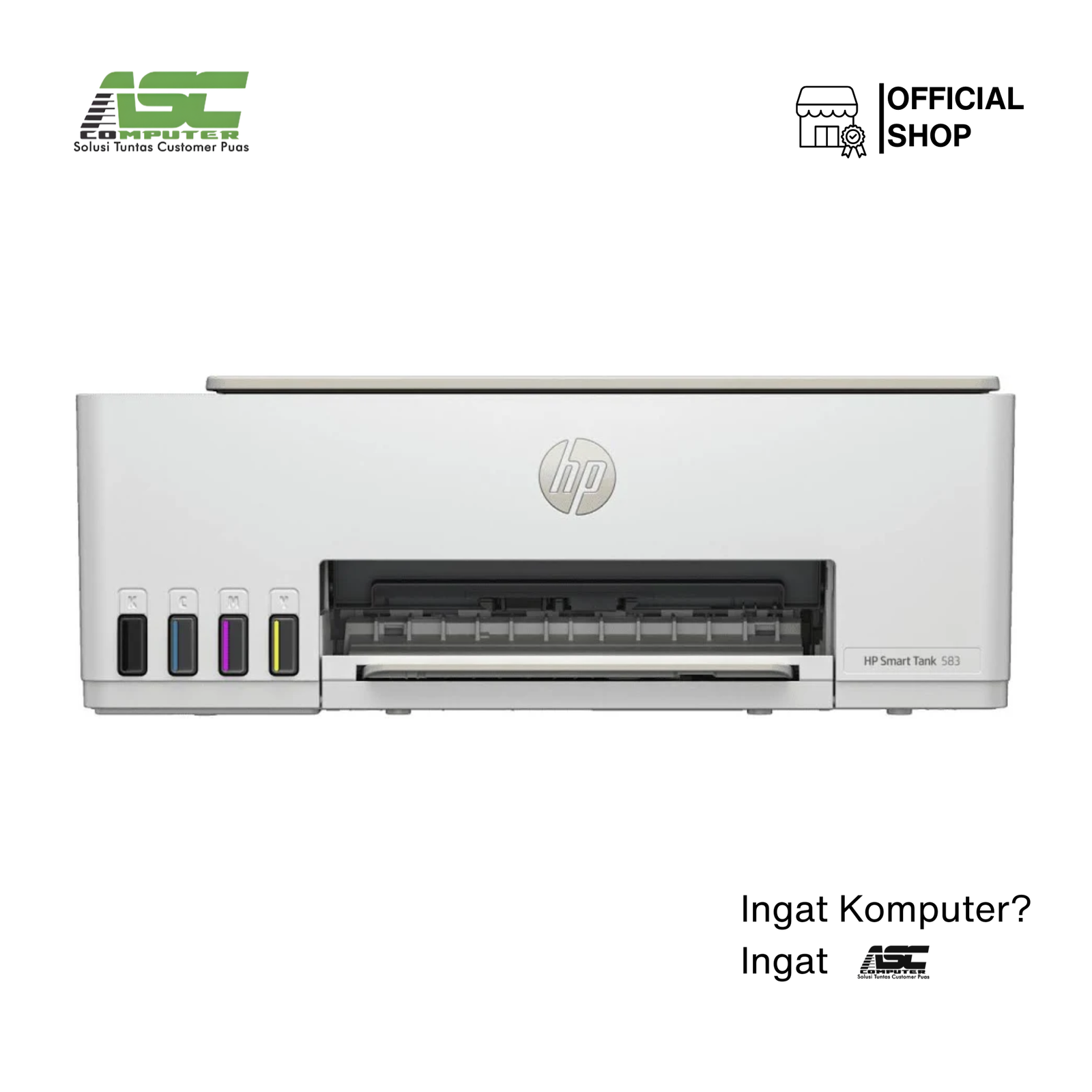 Printer HP SmartTank 583 TKDN PrintScanCopy Wifi 12ppm, 1200 dpi