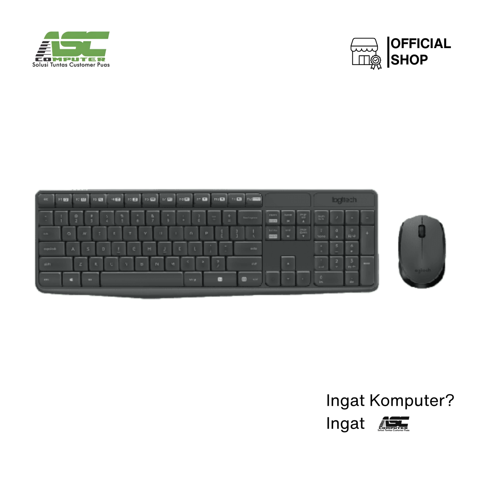 Key Mouse Wireless Logitech MK235