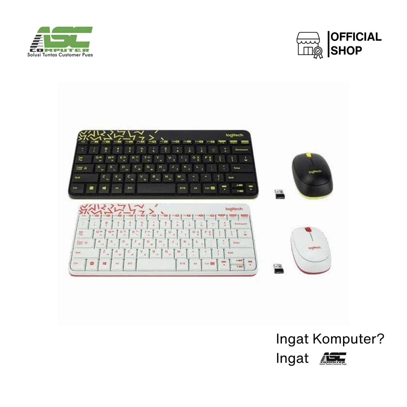 Key Mouse Wireless Logitech MK240