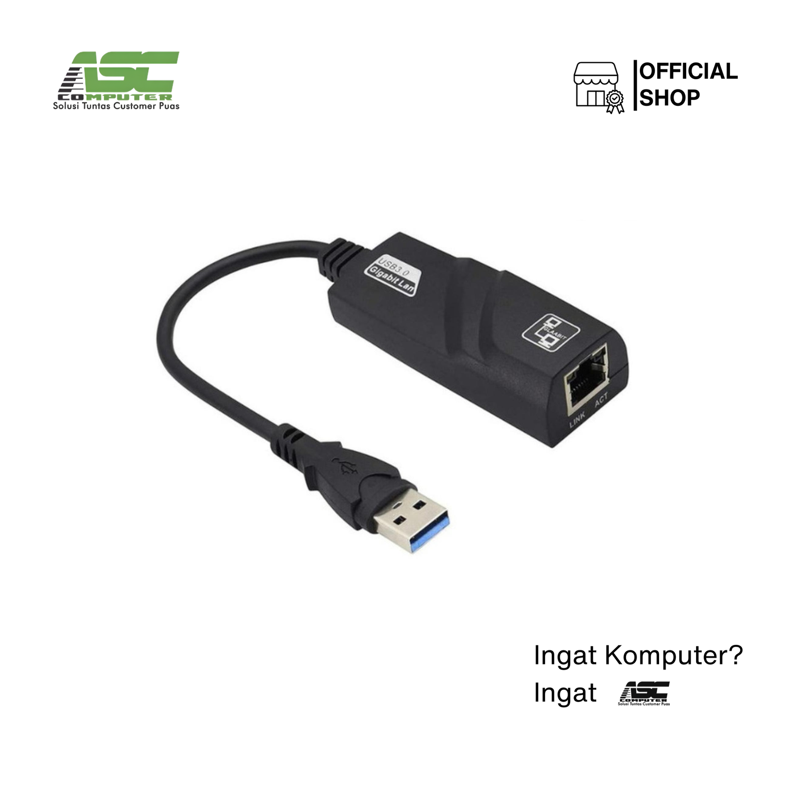 KONVERTER USB 3.0 TO LAN GIGABIT