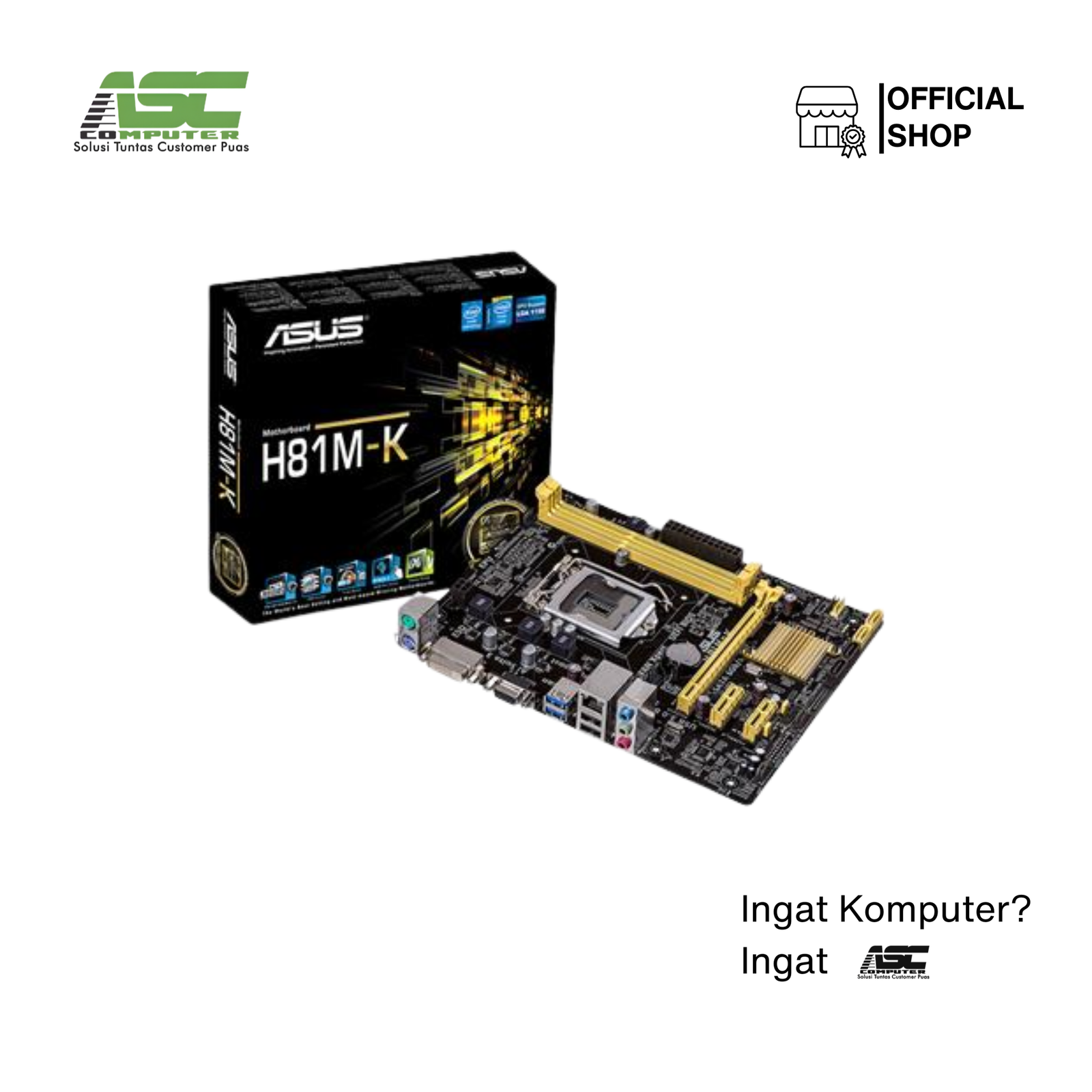 MOTHERBOARD ASUS H81 MK SOCKET 1150