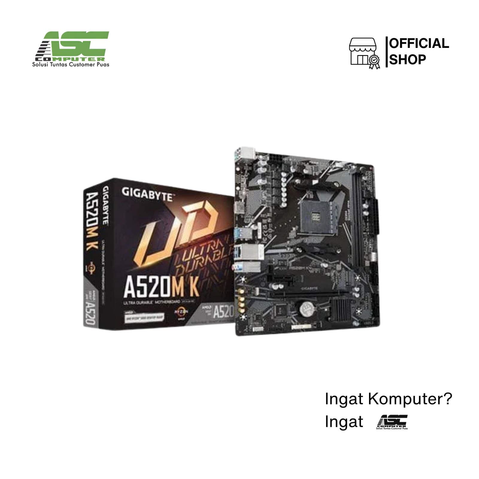 MOTHERBOARD GIGABYTE A520M K V2