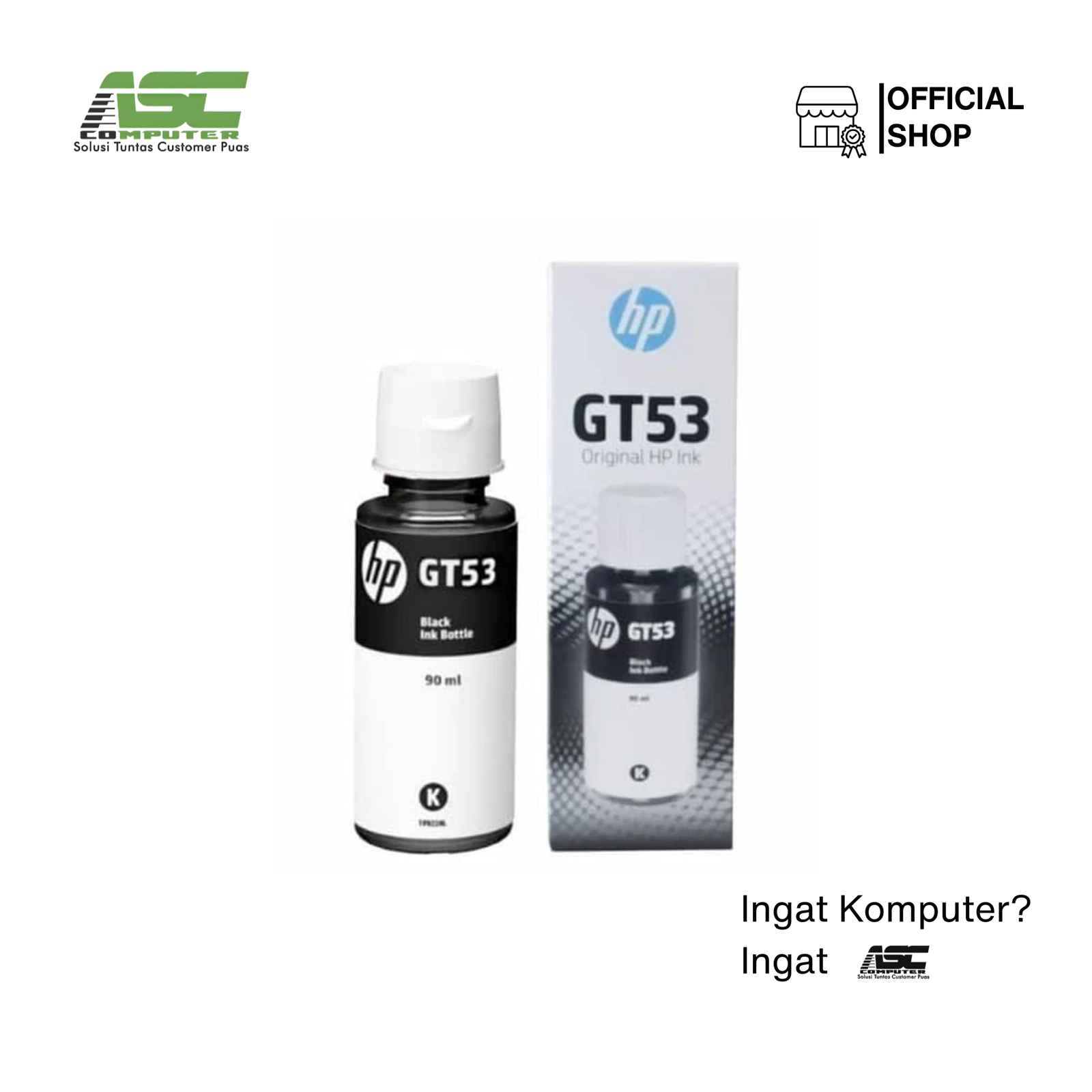 Tinta HP GT53 Black Original