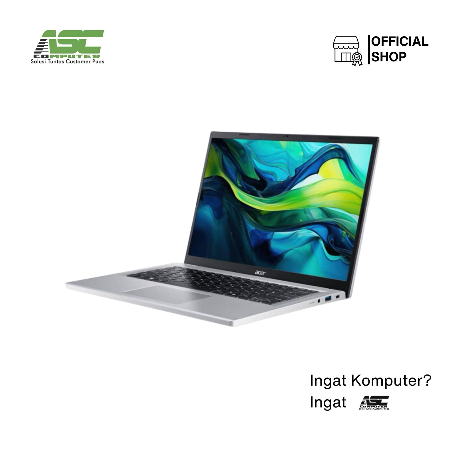 Acer Aspire Go AG14-72P-38GD-I3 1315U-8GB DDR4 (Upgradeable,2 Slot)-14″IPS-512GB NVMe-W 11 Home +OHS 2024