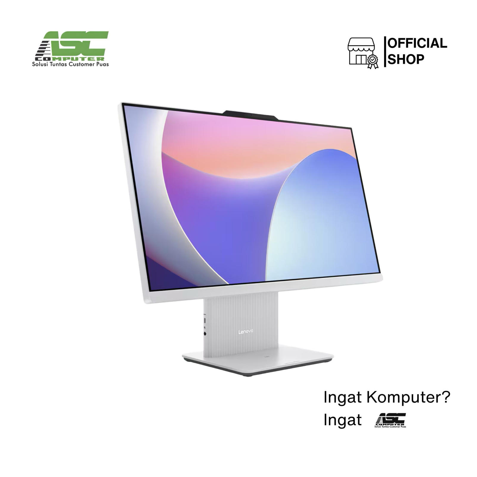 LENOVO AIO IC-F0HN00QKID-I5 13420H-8G-1TB-23.8FHD IPS-WH11+OHS24+M365