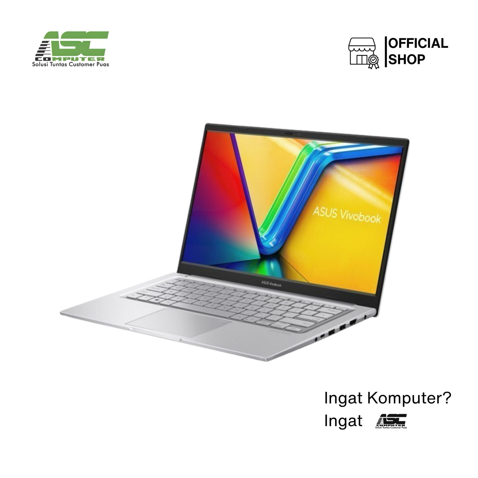 Asus Vivobook 14 – A1404VA-FHD3853M-CORE I3 1315U-MM 8GB-SSD 512 -14 INCH FHD-WIN 11