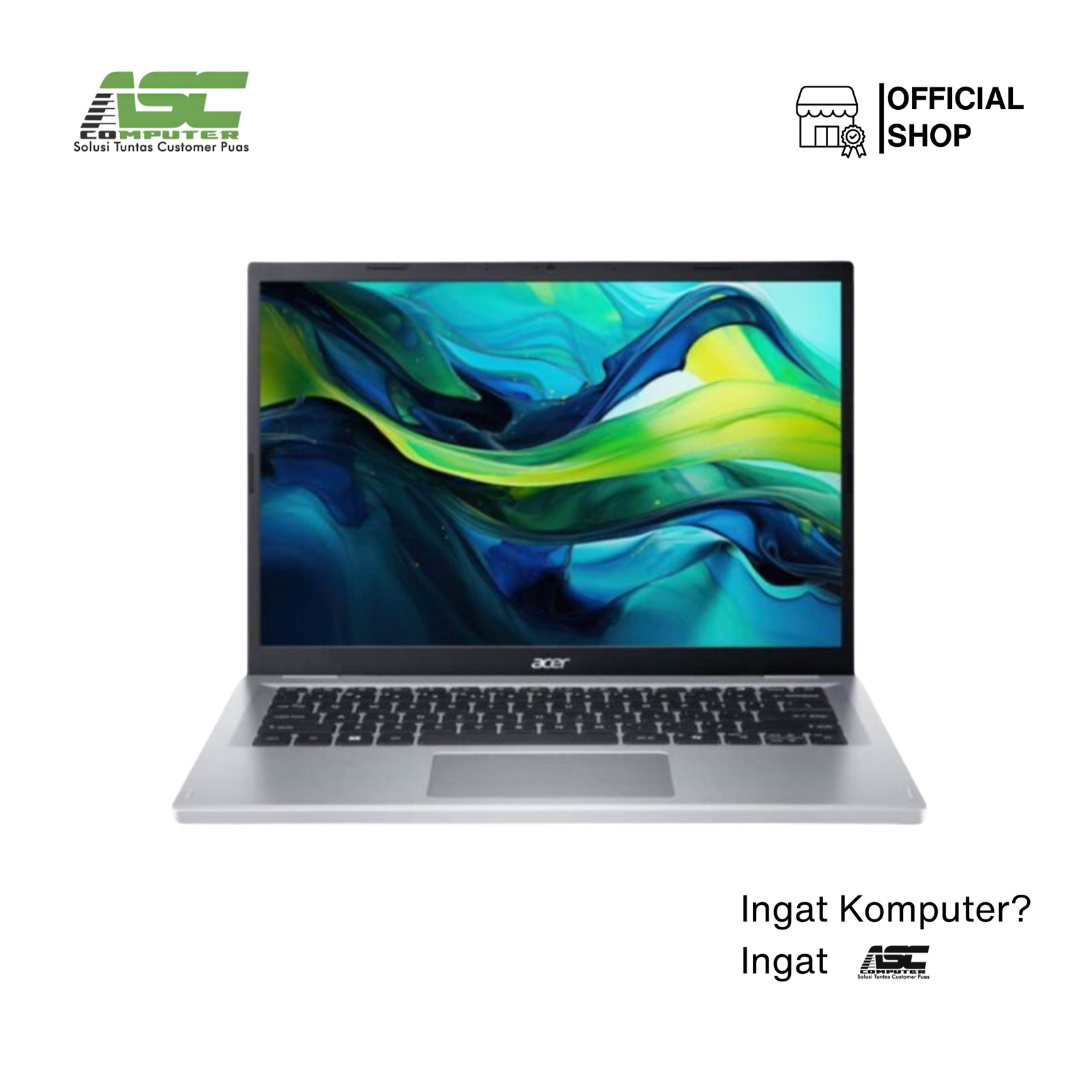 ACER Aspire Go 14 AG14-72P-596S Intel Core 5 120U 8GB 1TB SSD 14 inch WUXGA IPS Win11 + OHS Matcha