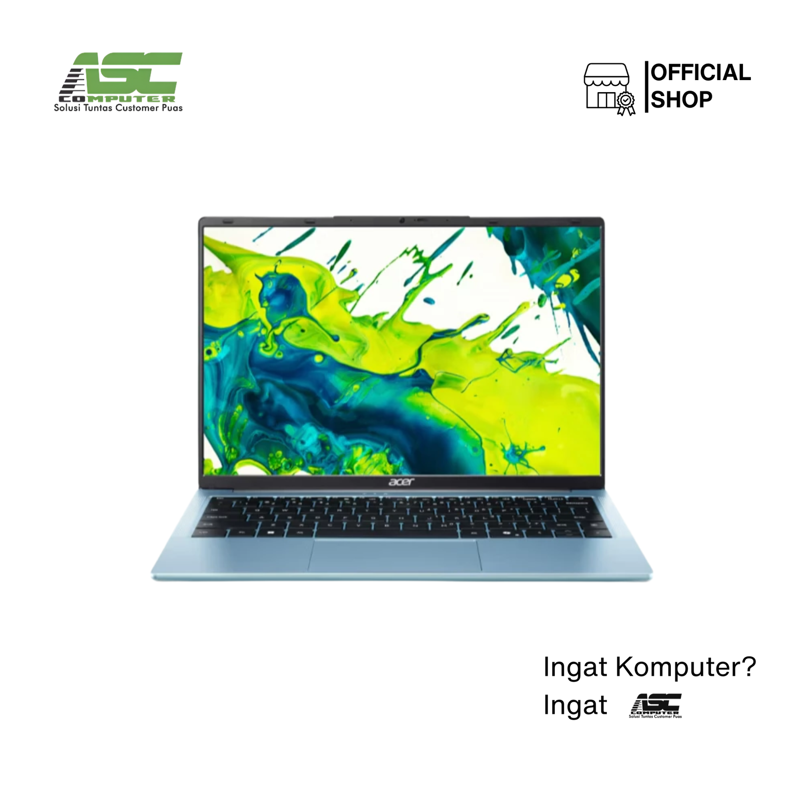 ACER Aspire Lite 14 AL14-32P-370Z Intel Core 3-N355 8GB 256GB SSD 14 inch WUXGA IPS Win11 + OHS Blue