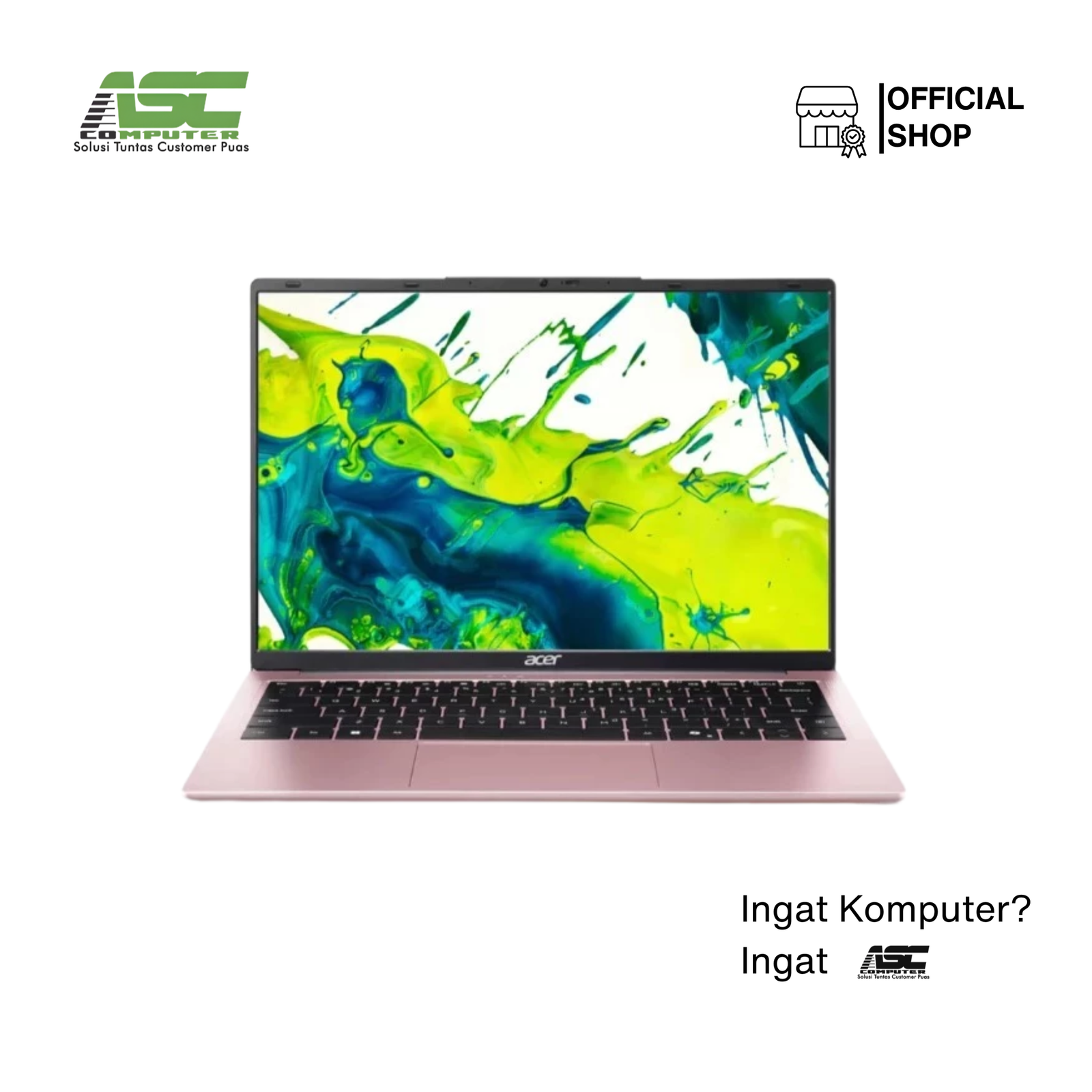 ACER Aspire Lite 14 AL14-45P-R1QH AMD Ryzen 3 5400U 8GB 512GB SSD 14 inch WUXGA IPS Win11 + OHS Rose Sakura