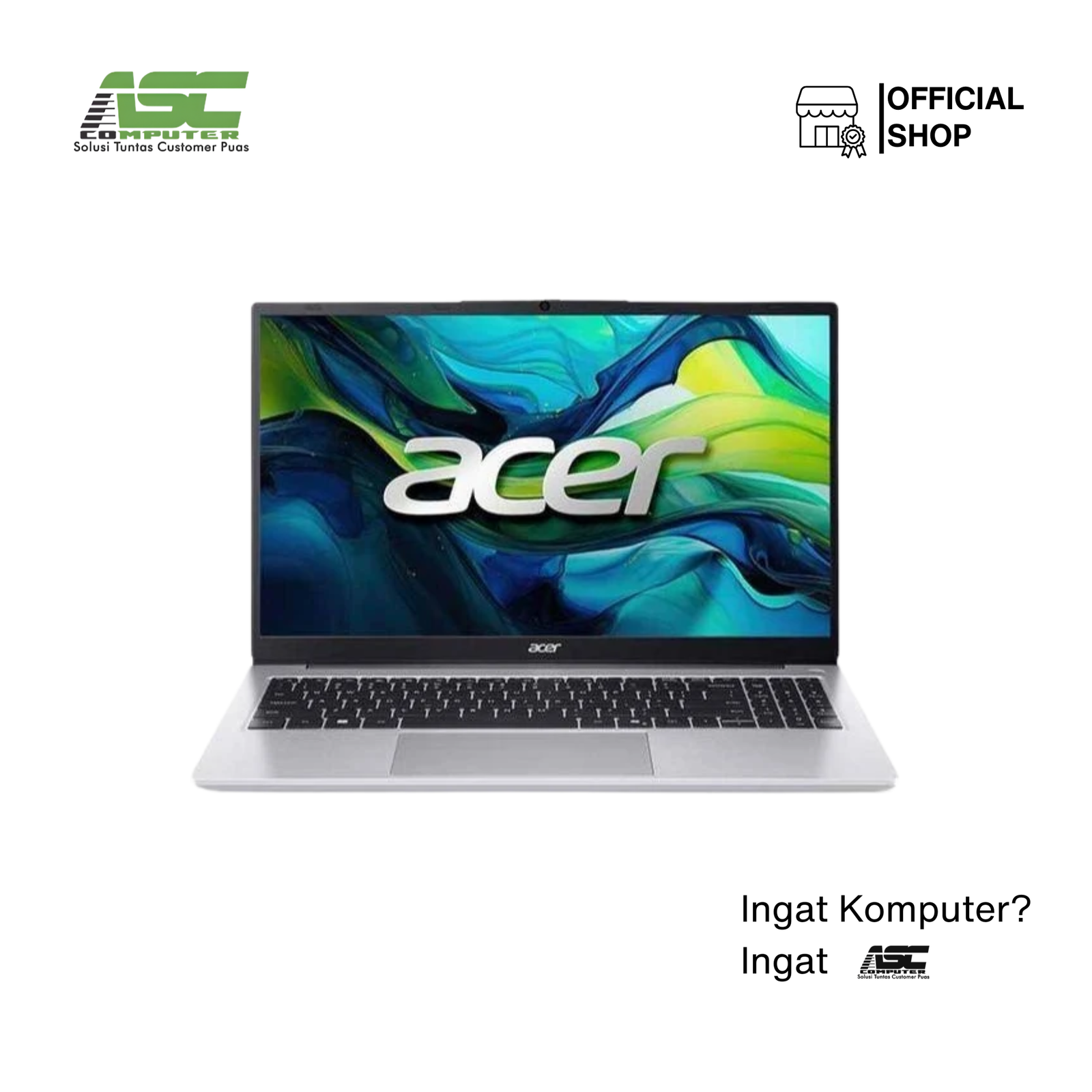 ACER Aspire Lite 15 AL15-42P-R50P AMD Ryzen 5 7430U 8GB 512GB SSD 15.6 inch FHD IPS Win11 + OHS Silver