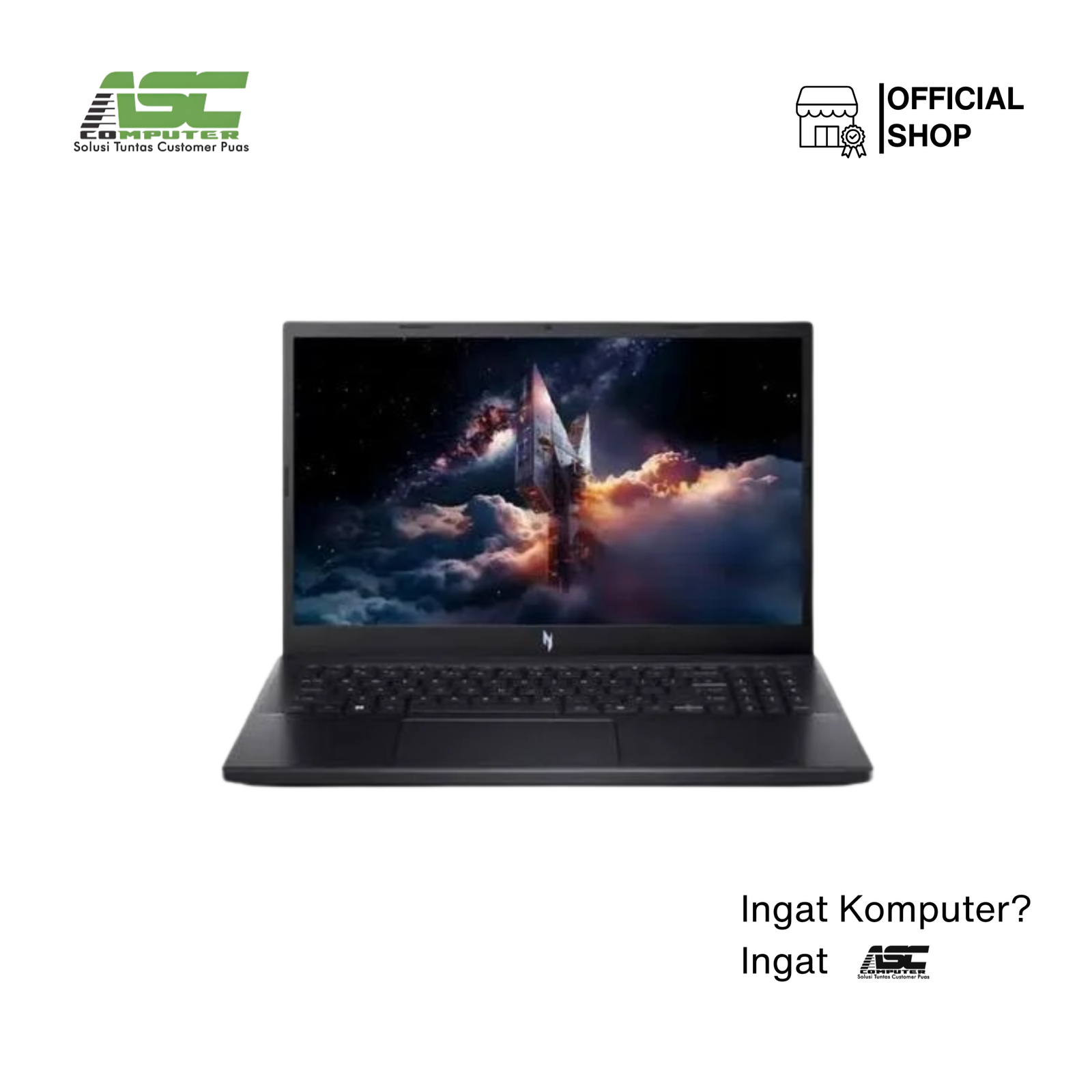 ACER Nitro V 15 ANV15-52-56V5 Intel Core i5-13420H 16GB 512GB SSD RTX 5050 8GB 15.6 inch 180Hz 100% sRGB Win11 + OHS Black