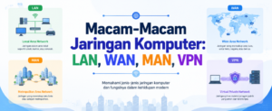 Macam-Macam Jaringan Komputer: LAN, WAN, MAN, hingga VPN