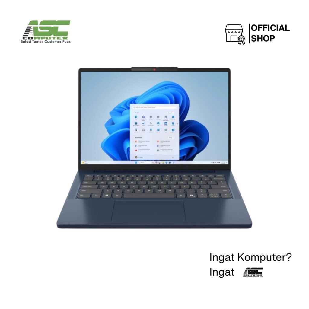 Lenovo IdeaPad Slim 3i Core i7-13620H | 83K000-FNiD | Cosmic Blue | RAM 16GB DDR5(No Slot) | SSD 512GB NVMe | 14” WUXGA IPS | Windows 11 Home + OHM 2024 + M365 Basic 1Y