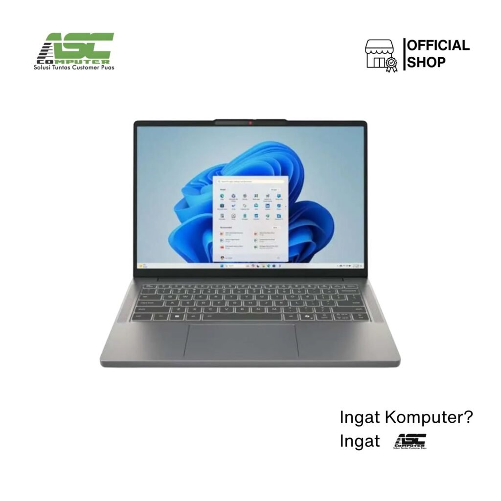 LAPTOP LENOVO IDEAPAD SLIM IPS3-83K000EXID LUNA GREY – CORE i7-13620H/2X8GB/512GB/14.0/WIN11+ M365 +OHS2024