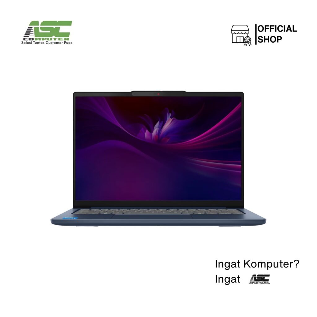 Lenovo IdeaPad Slim 5 14IAH10 | 83NC001QID | Intel Core Ultra 5-225H | RAM 16GB | SSD 512GB | Layar 14″inch WUXGA OLED | Windows 11 Home + Microsoft Office Home 2024 – Cosmic Blue (83NC001QID)