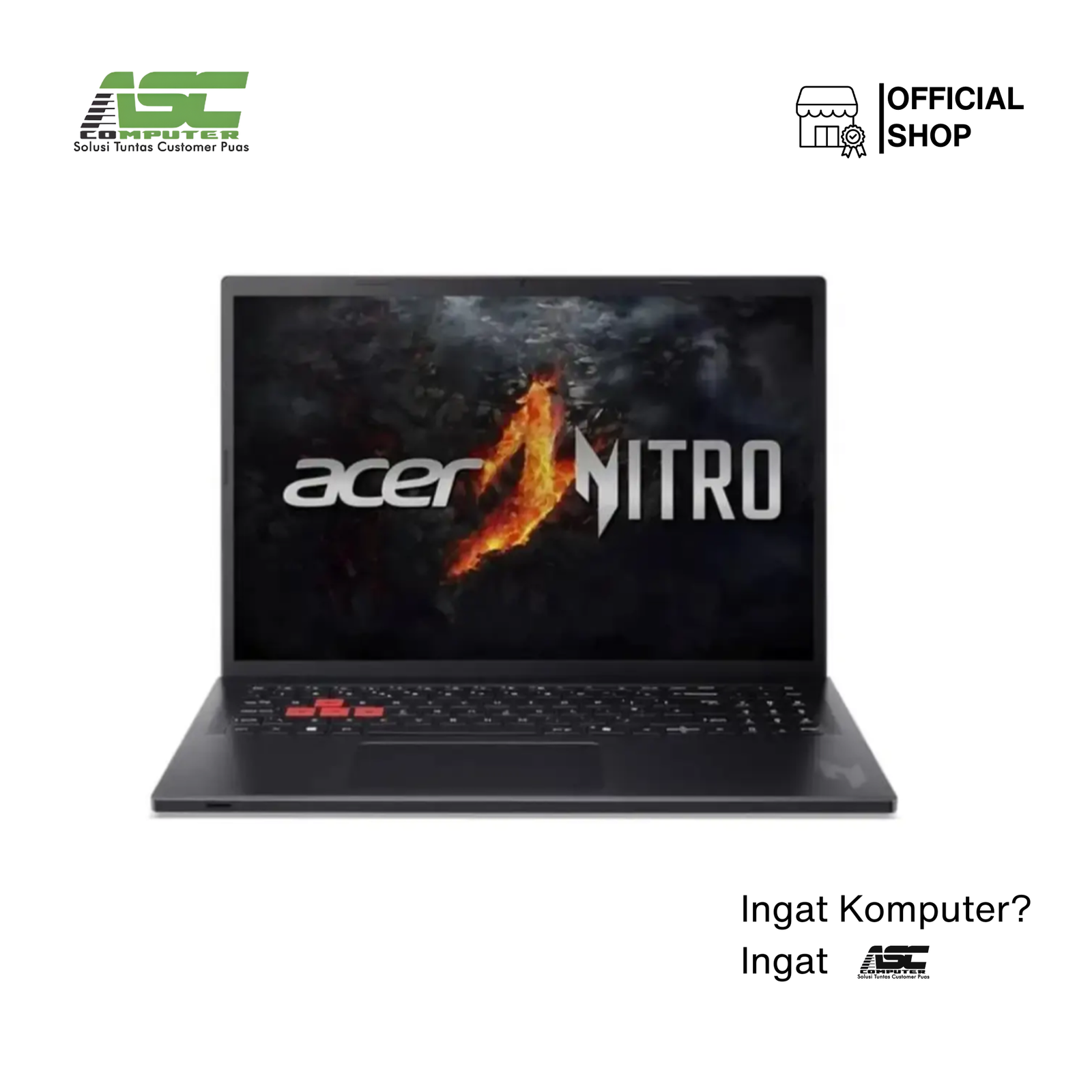 ACER Nitro Lite 16 Slim NL16-71G-78GF Intel Core 7 240H 16GB 512GB SSD RTX 4050 6GB 16 inch WUXGA IPS 180Hz 100% sRGB Win11 + OHS Shale Black
